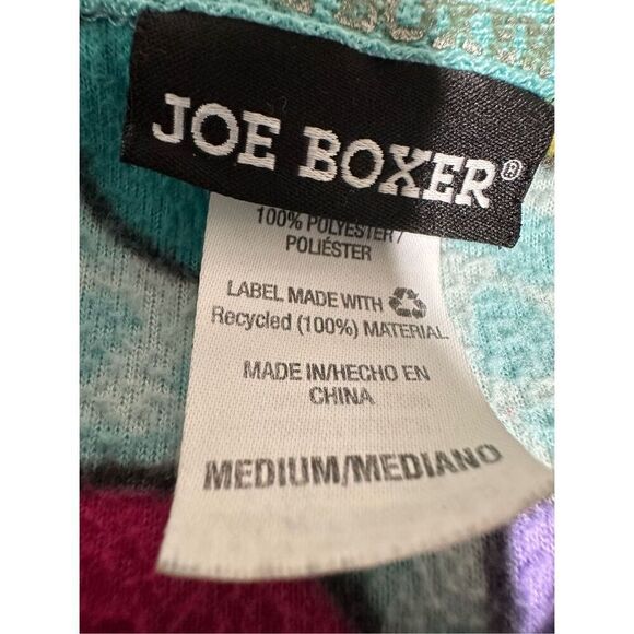 Joe Boxer Womens Large One Piece Footie Pajamas Ducks Blue Multicolor Zip Size M - Picture 4 of 15